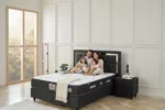 BSS MILANO Boxspring bedset / Matras H3 / Box en hoofdeinde - Image 9