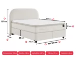 BSS BOHEMBEDD / Boxspringbett Set - Image 3