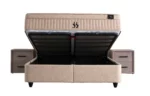 BSS LUCCEBEDD Boxspring bedset / Matras H3 / Box en hoofdeinde - Image 8