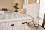 BSS pluizige boxspring bedset / Matras H3 / Box en hoofdeinde - Image 13