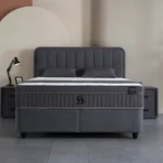 BSS LEOBEDD Boxspring bedset / Matras H3 / Box en hoofdeinde