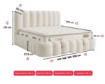 Bambi / Vanille / Boxspring Bed Set - Image 2