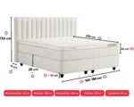 BSS WOOLLYBEDD / Boxspringbett Set - Image 3