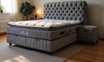 BSS pluizige boxspring bedset / Matras H3 / Box en hoofdeinde