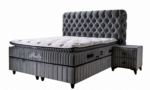BSS Fluffy Boxspring bed set / H3 Mattress / Box and headboard - Afbeelding 2