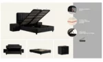 BSS LEOBEDD Boxspring bedset / Matras H3 / Box en hoofdeinde - Image 7
