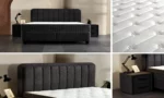 BSS LEOBEDD Boxspring bedset / Matras H3 / Box en hoofdeinde - Image 9